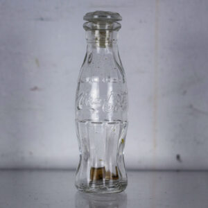 Rare 1930s Coca Cola Glass Perfume Bottle With Top
