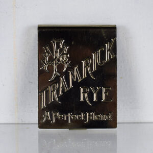 Vintage Tramrick Rye Raised Letter Matchbook Holder