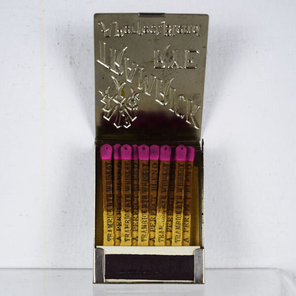 Vintage Tramrick Rye Raised Letter Matchbook Holder