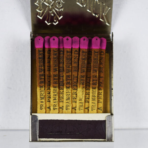 Vintage Tramrick Rye Raised Letter Matchbook Holder