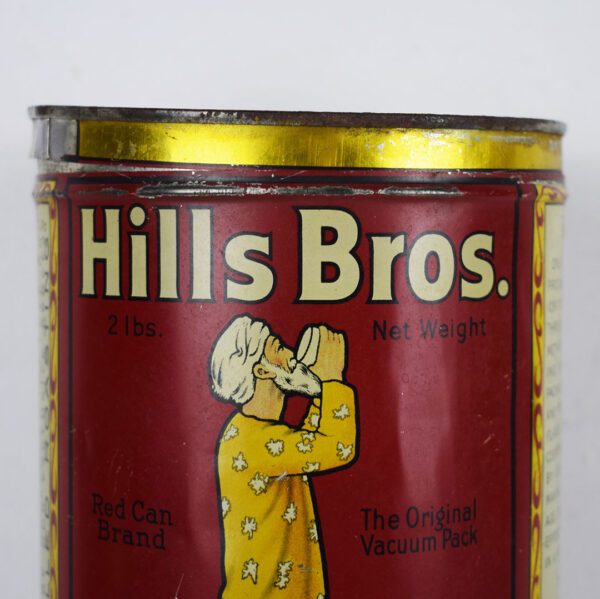 Hills Bros. Coffee 2 Lbs. Metal Can 2 Pounds With Metal Lid
