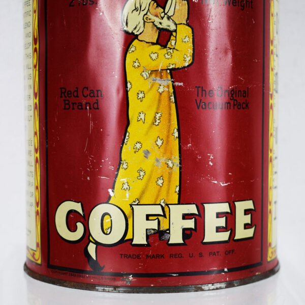 Hills Bros. Coffee 2 Lbs. Metal Can 2 Pounds With Metal Lid