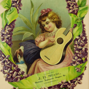 J H Stahl Hardware Implements Buggies Advertising Die Cut