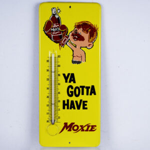 Ya Gotta Have Moxie Tin Thermometer Boxer Boy Comic