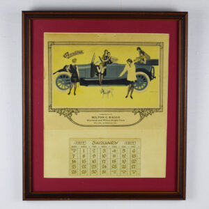 1917 Overland & Willys-Knight Cars Paper Calendar Full Pad