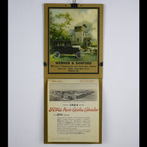 1924 Ford Parts Catalog Ford Model T Calendar Connecticut