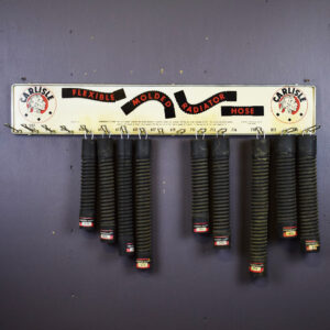 Carlisle Radiator Hose Wall Display Rack With NOS Hoses