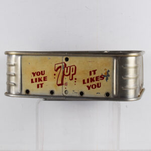 7up Bottling Company Aluminum Bottle Carrier Metal Handle