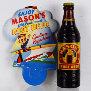 Mason's Root Beer Bottle Topper With 10 Ounce Bottle