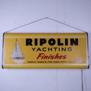 Ripolin Yachting Finishes Light Up Plastic Face Sign Glidden