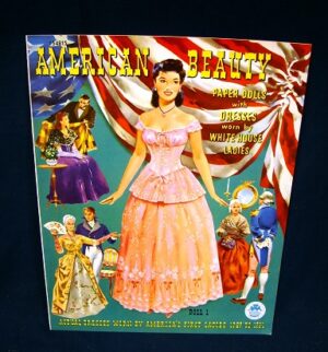 1951 & 1961 White House Americas First Ladies Original Uncut Paper Dolls