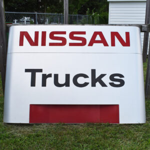 Nissan Trucks Dealership Sign One Sided 60 Inches Tall