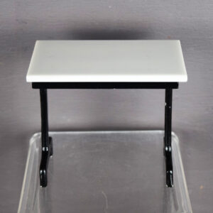Salesman Sample Soda Fountain Table Marble Top Cast Iron Legs