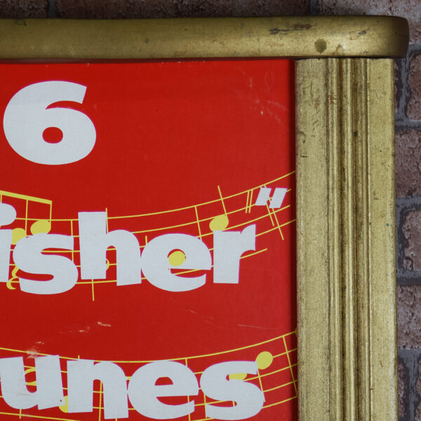 Coca Cola Greer Frame With Eddie Fisher 45 RPM Record Offer
