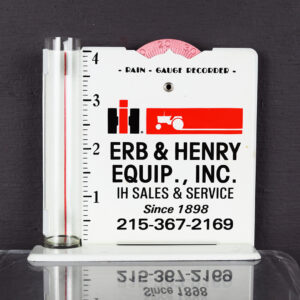 International Harvester Rain Gauge Erb & Henry Equipment