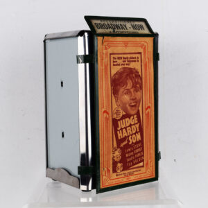 Alegacy Tabletop Napkin Holder With Movie Theater Paper Ad