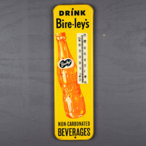 Drink Bire-ley's Non Carbonated Thermometer 1951 Bireleys 15.75 Inches Tall