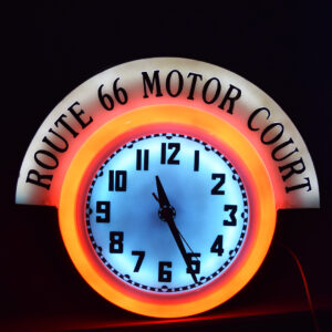 Electric Neon Clock Company Cleveland Ohio 36 Inch Round PL5