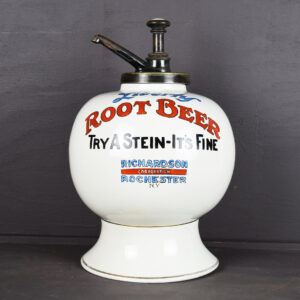 Liberty Root Beer Ceramic Dispenser Plunger Pump Rochester NY