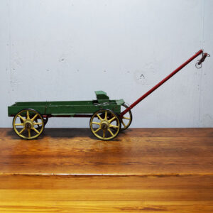 Vintage Hand Made Wooden Pioneer Western Hauling Wagon