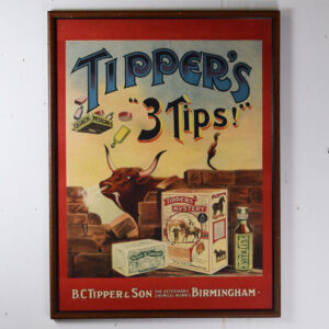B.C. Topper & Son Veterinary Supply Framed Litho Tippers