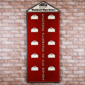 New Old Stock Trico Windshield Wiper Motors Display Sign