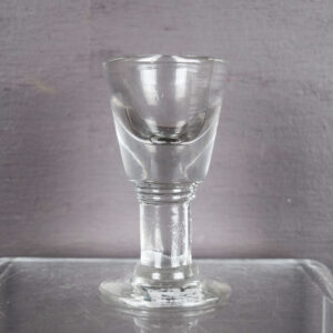 Victorian English Penny-A-Lick Ice Cream Glass Penny Lick