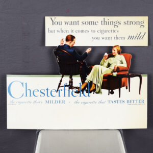 Chesterfield Cigarettes Heavy Paper Die Cut Store Display