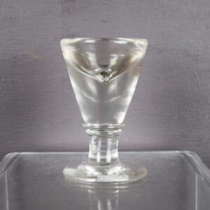 Victorian English Penny-A-Lick Ice Cream Glass Penny Lick