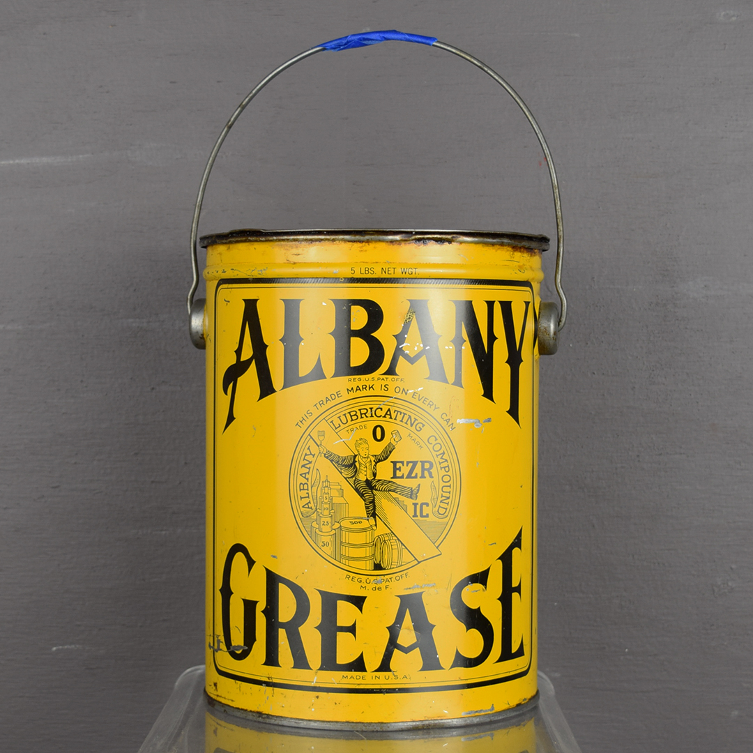 Albank Grease 5 Pound Metal Pail With Correct Lid Five Pound Pail