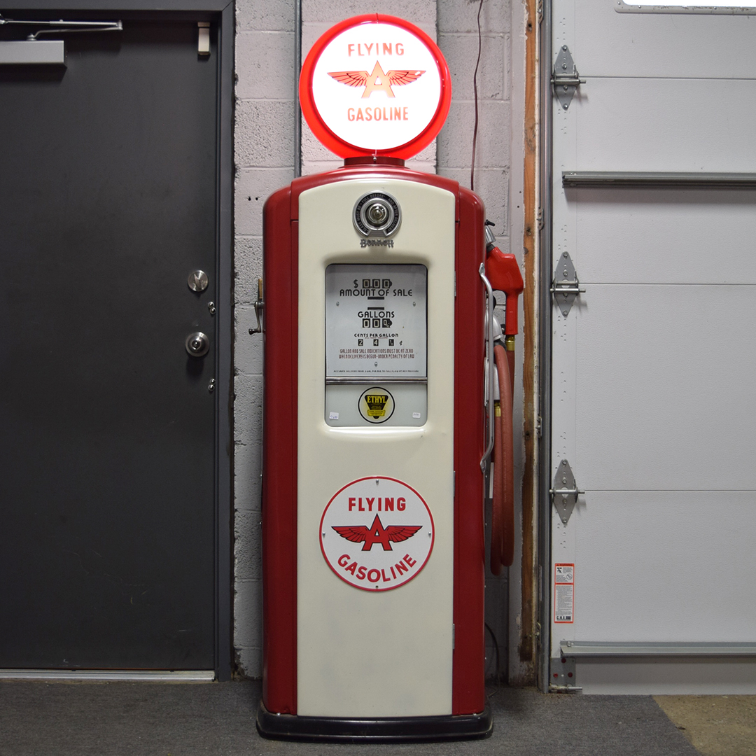 Bennett Model 766 Gas Pump Restored Flying A Colors