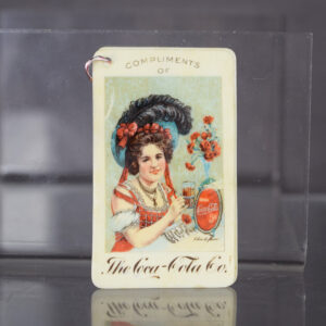 1902 Coca-Cola Postage Stamp Holder Celluloid Cover No Paper