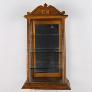 Zeno Chewing Gum Oak Countertop Display Case Showcase