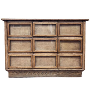 Oak Seed Cabinet Country Store General Store Counter Drawers