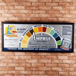 Ampruf Quick Drying Rainbow Enamel Paint Cardboard Sign