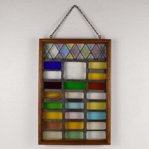 Schwartz & Glasser, Inc. Salesman Sample Leaded Glass Chart